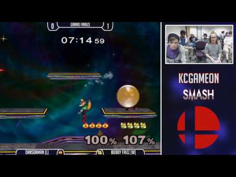 KCGameOn SSBM - Dansdaman (Sheik) Vs. Bobby Frizz (Fox) Grand Finals