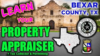 How To Use BEXAR County Property Appraiser | How To Search For San Antonio Property Data | Free Data