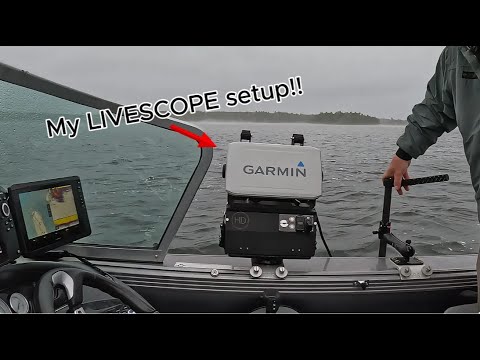My Garmin LVS32 LIVESCOPE SETUP