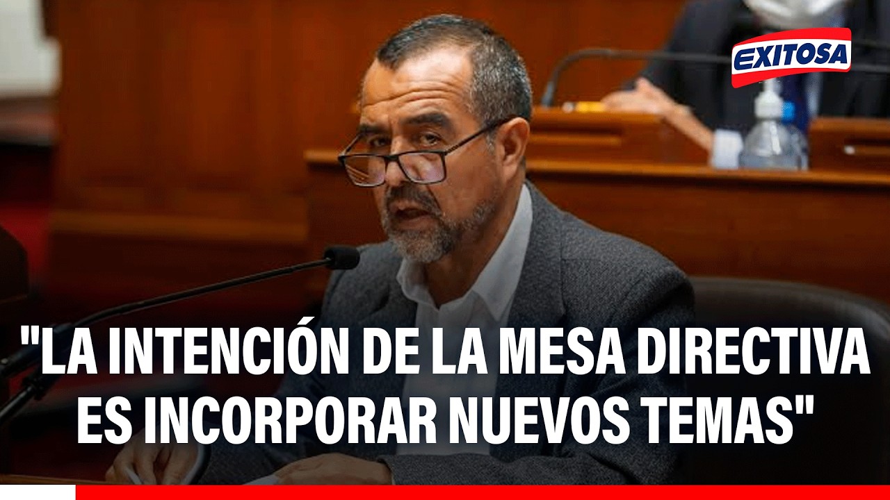🔴🔵 Senador Maraví reafirma postura en contra de facultades legislativas