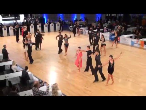 00003 WDSF International Open LA, Round 1, Cha-cha-cha. COPENHAGEN OPEN 20.02.2016