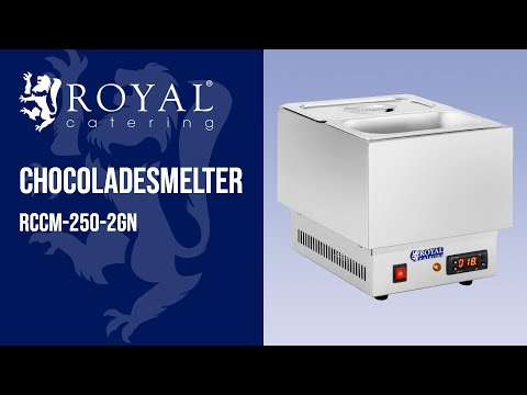 Video - Chocoladesmelter - 2 GN 1/4 container