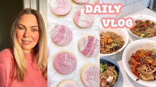 Daily vlog - Packing Cookies, Cooking & Grocery Haul
