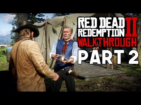 Red Dead Redemption 2 Gameplay Walkthrough Part 2: Train Heist & New Camp (RDR2 Playthrough)