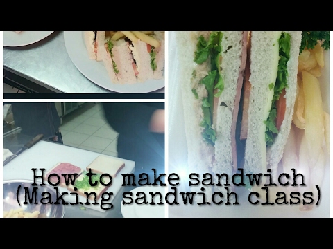 How to cut sandwich (finger & triangle)