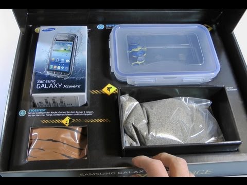Samsung Galaxy Xcover 2 Unboxing und Tauchtest [Deutsch - German]