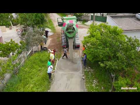 Shtrimi i rruges se Çullos ne Gerhot Gjirokaster 13 Maj 2023