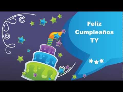 Ty - Animated Cards - Happy Birthday
