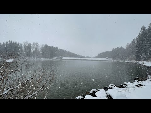 Rund um den verschneiten Grüntensee (02. April 2022)