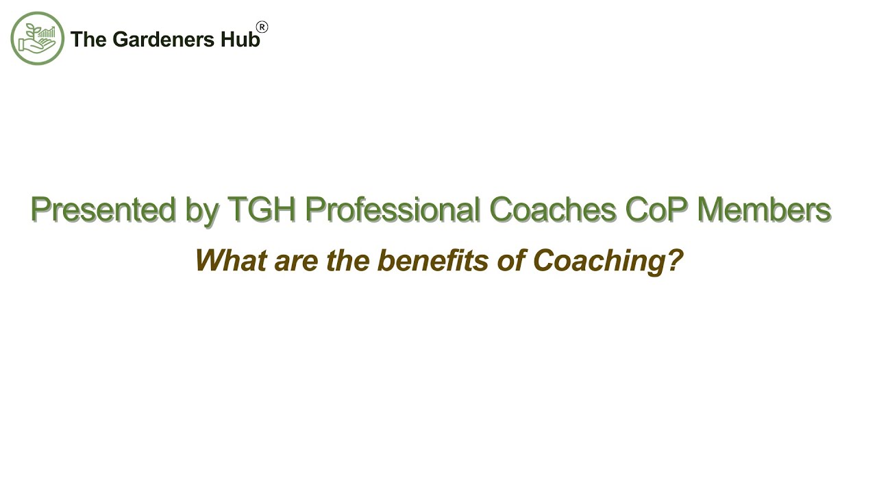 What are the benefits of Coaching? by Mukul Thakur.
