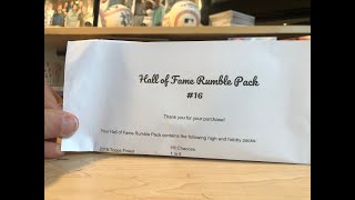 Brand New! HOF Rumble Pack Baseball Box! ** Orange Rookie Auto! **