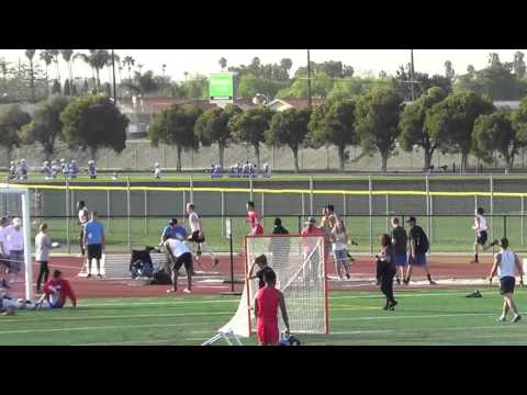 JVB 400m vs Servite & Rosary 3-9-16 - Los Alamitos Boys