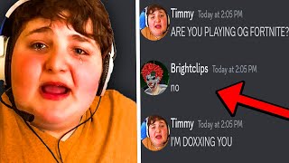 Trolling A CRINGE Fortnite Kid On Discord! (OG Fortnite)