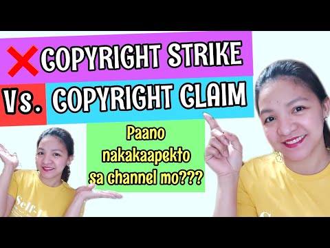 COPYRIGHT STRIKE VS. COPYRIGHT CLAIM | How to remove copyright claim! | Ako Si Aimeetotz
