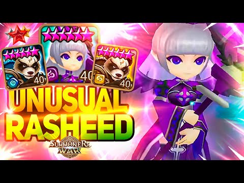 They Surprise Enemies with UNUSUAL RASHEED - Summoners War