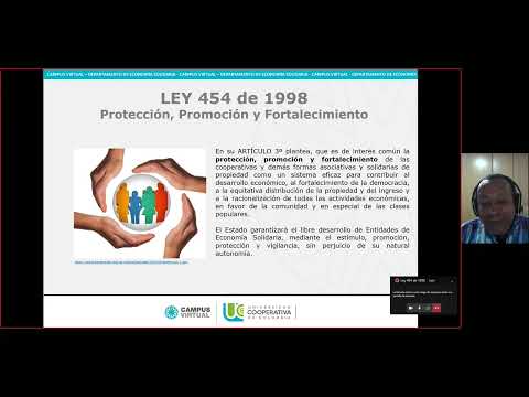 Ley 454 de 1998. Departamento de Economía Solidaria UCC.