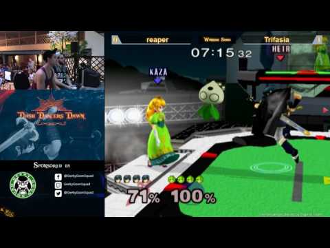 DDD - reaper (Marth) Vs. Trif (Peach) - Winners Semis - Melee