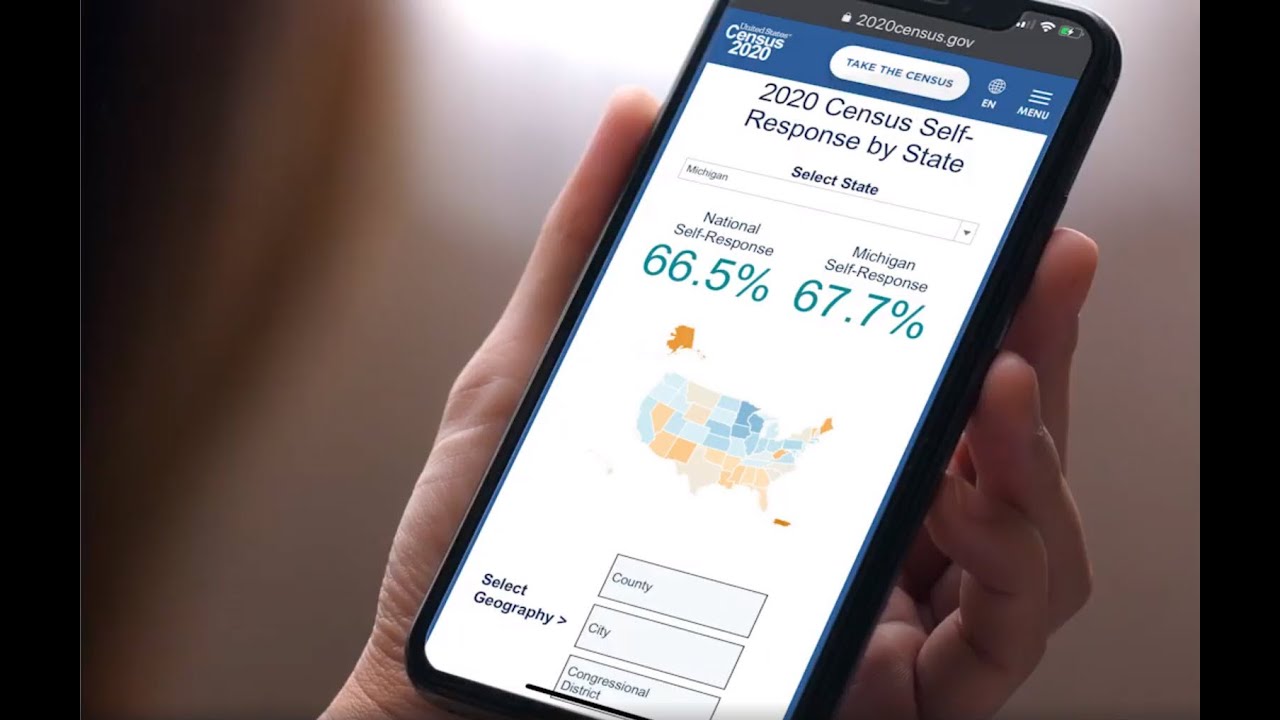 2020 Census Self-Response Rate Map