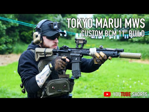 TOKYO MARUI M4A1 MWS GBBR | BCM MCMR Custom Build | #shorts
