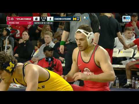 2025 NCAA Wrestling Jesse Mendez vs Sergio Lemley Ohio State Vs Michigan Full Game