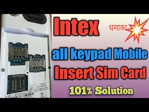 Intex Mobile Insert Sim Card Problem Repair Sim slot Replace Solution101% #Insertsim #slotreplace