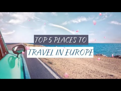 5 Europe Counties You Must Visit in Europe | Travel Agency Text Promo Video