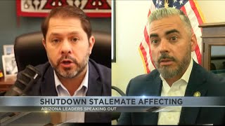 Arizona lawmakers have different opinions as the government shutdown continues