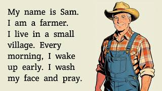 Learn English with Stories ⭐ I am a farmer | Level 3 English Listening Practice