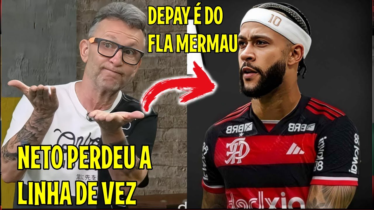 CRAQUE NETO REAGIU AO FLAMENGO "MEMPHIS DEPAY VAI PRO FLAMENGO?" CHAPEU NO TIMÃO DEIXOU NETO PISTOLA