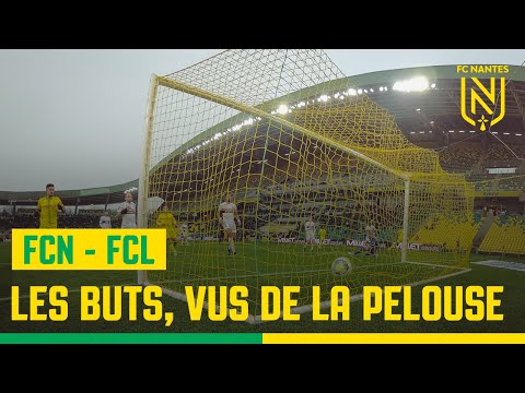 FC Nantes -  FC Lorient : les buts, vus de la pelouse