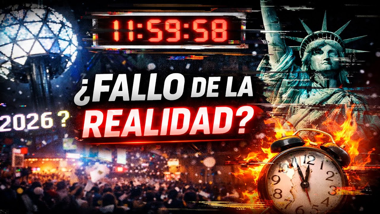 ALGO EXTRAÑO OCURRIÓ EN EL TIME SQUARE DEL AÑO NUEVO 2026 ¿FALLO DE LA REALIDAD?