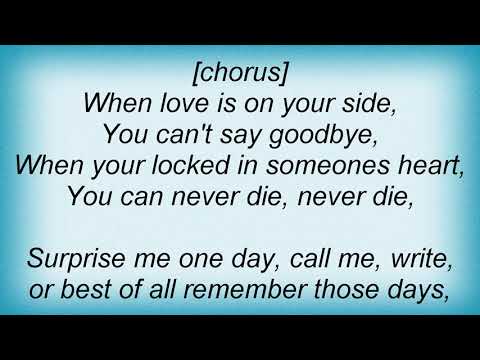 When Love Is On Your Side cover