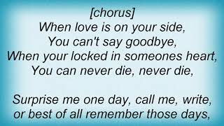 Balance Of Power - When Love Is On Your Side Lyrics