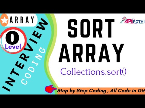 8 _4 Write A Java Program To Sort The Numeric Array Using Collections Sort