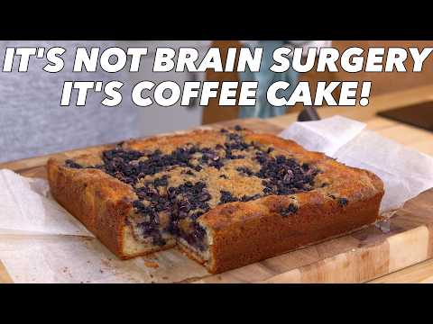 Stop Making Baking So Hard! Easy Blueberry Buttermilk Coffee Cake