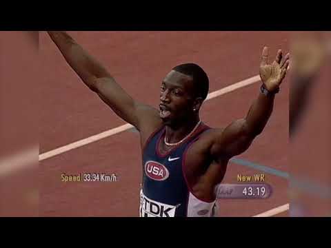 Michael Johnson Sevilla 1999: Men's 400m world record