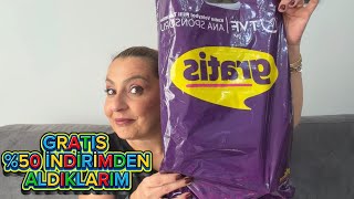 GRATİS %50 İNDİRİM ALIŞVERİŞİM /PART 3🫶GRATİSE GİTTİM🥰 #gratis #indirim 