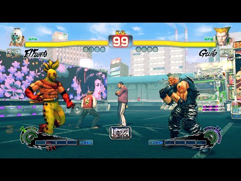 El Fuerte vs Guile! SF4 AI vs AI Tussle!