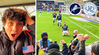 AMERICAN SOCCER FAN EXPERIENCES FEISTY BRITISH ATMOSPHERE at Millwall vs QPR!