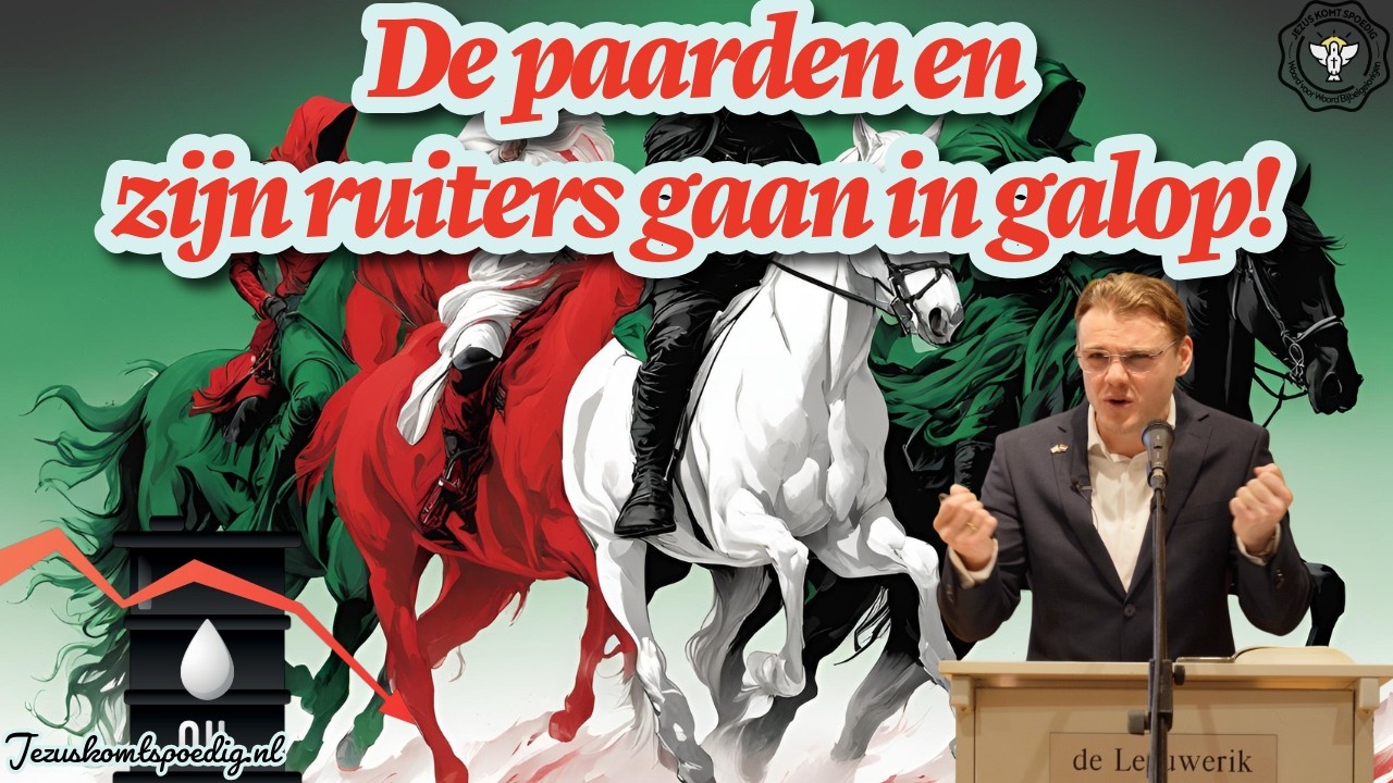 We horen de paarden en zijn ruiters galopperen!
