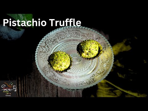 Pistachio Truffles | chocolate truffle recipe | easy chocolate recipe