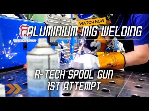 Aluminium Mig Welding with the R-Tech Spool gun - Set-Up & 1st attempt - Is it any good?