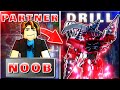 Noob With Partner Got UPGRADED TITAN DRILL MAN! Toilet Tower Defense Roblox (day 5)