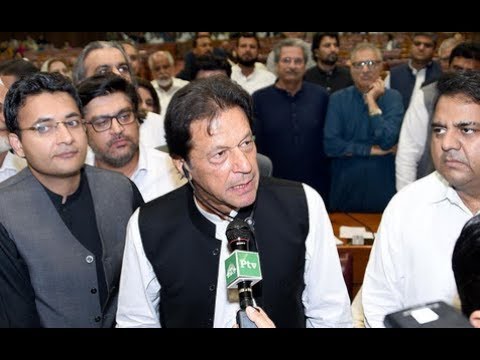 Moment Imran Khan elected Prime Minister of Pakistan