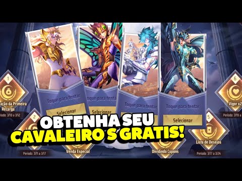 COMO OBTER SEU CAVALEIRO S GRATIS! GT MÃE - Saint Seiya Awakening