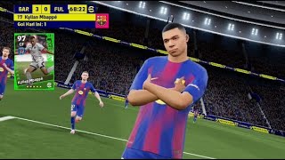 Kylian Mbappe shoots very hard #messiassist