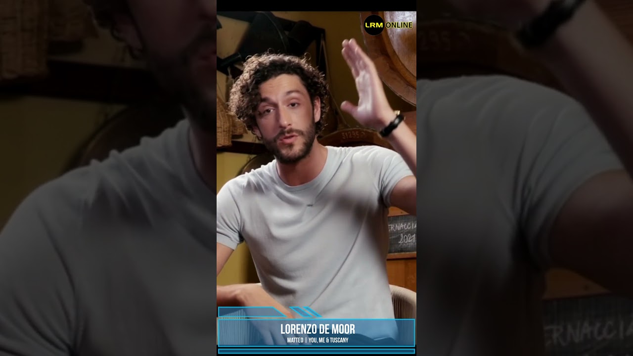 Lorenzo De Moor on His Character in You, Me & Tuscany