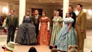 Acapella singers at Disney