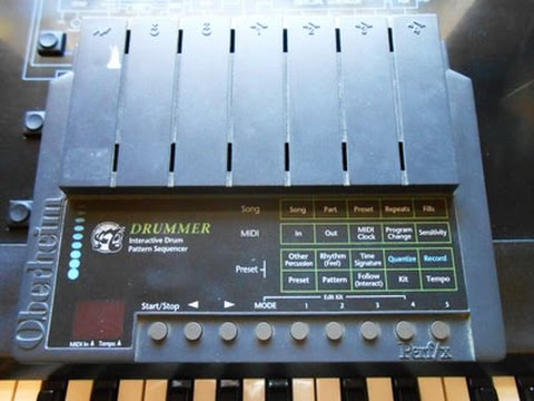 Oberheim Drummer MIDI Module Repair Project Video