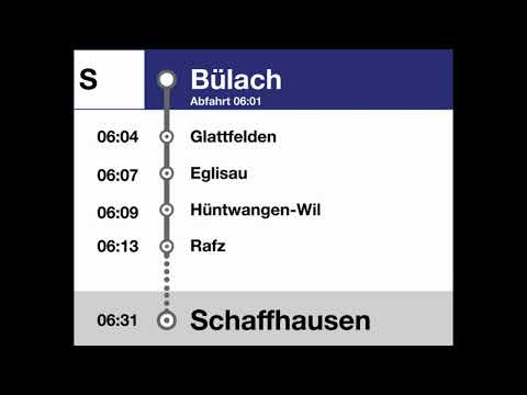 Thurbo Ansagen » S-Bahn Bülach — Schaffhausen (2023) | Seltenheit! | SLBahnen